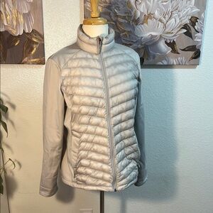 EUC 32 Degrees Mixed Media Jacket